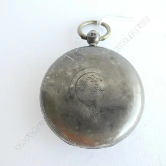 STERLING SILVER ROTHERHAMS GENTS POCKET WATCH, ENGRAVED 1905, ENGLISH MADE LONDON 1884, 106gm