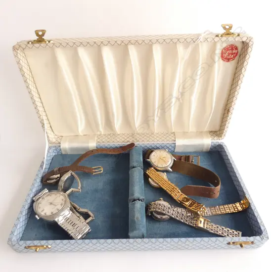 BOX ASSORTED VINTAGE WATCHES 
