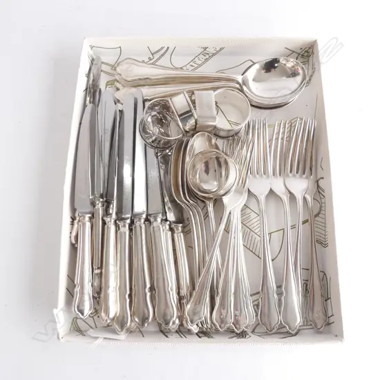 DU BARRY SILVER PLATE CUTLERY SET 