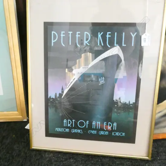 PETER KELLY ART DECO STYLE POSTER H510MM