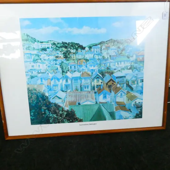 MARIANNE MUGGERIDGE 'SUMMERTIME WELLINGTON' PRINT 495 X 560MM