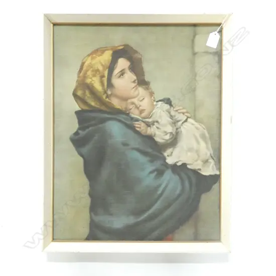 LADY & CHILD RETRO PRINT 505 X 390MM