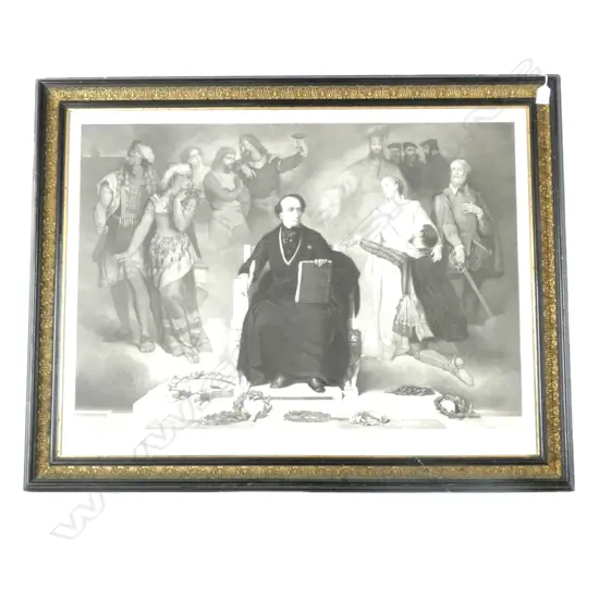 LGE GIACOMO MEYERBEER LITHOGRAPH 700 X 940MM