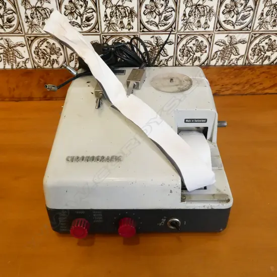 VINTAGE GREINER ELECTRONIC WATCH TIMING MACHINE 'CHRONOGRAFIC'