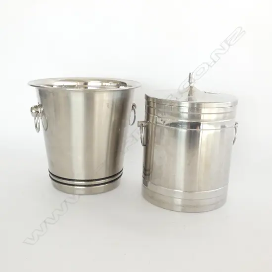 STAINLESS STEEL CHAMPAGNE BUCKET & ICE BUCKET H. 210MM