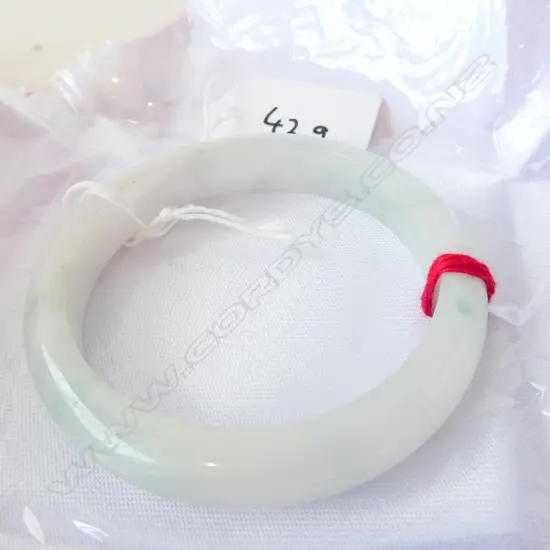 JADEITE BANGLE PALE TONE  SOME CRACKS