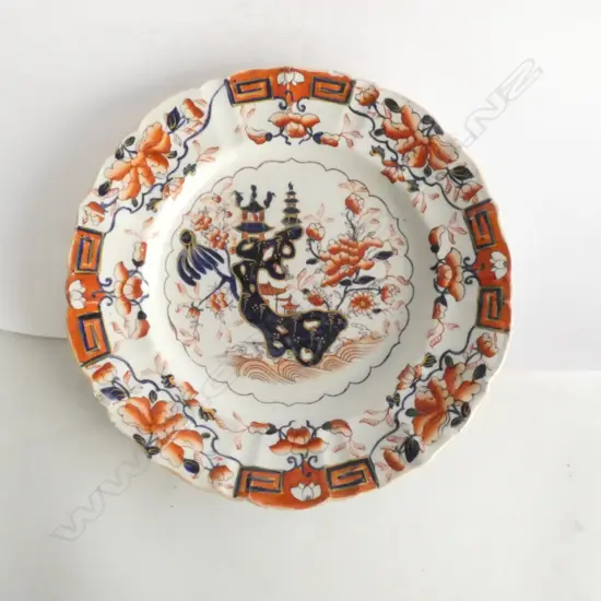 19thC MASONS IRONSTONE PLATE 260MM DIA