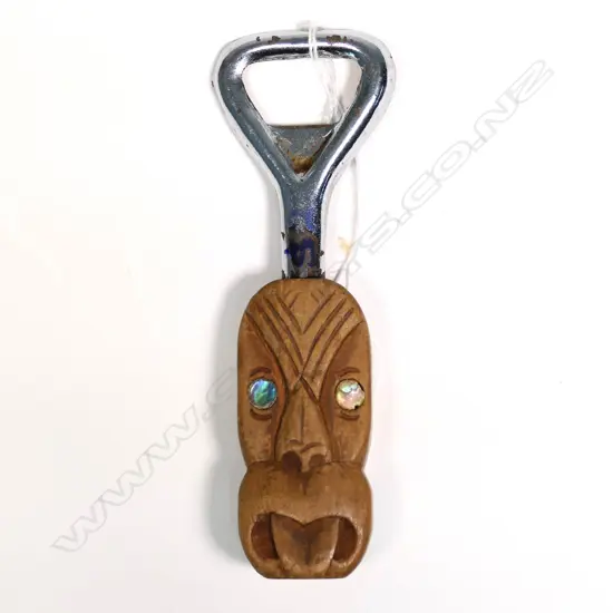 'MADE IN ROTORUA' MAORI CARVED BOTTLE OPENER