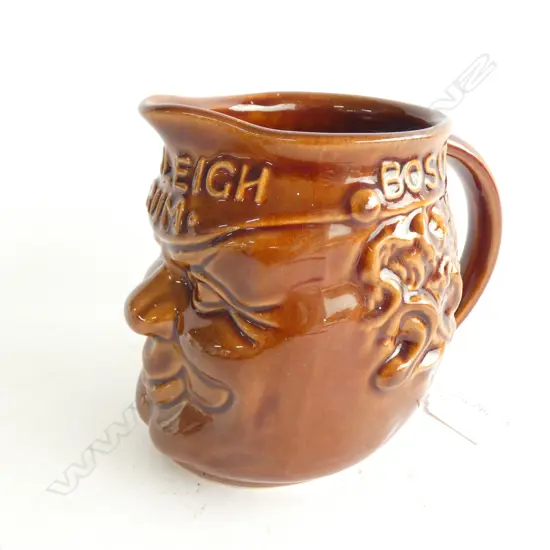 RARE ELISCHER AUSTRALIA  BEENLEIGH RUM BOSOUN JUG H140MM