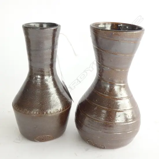 PR BENDIGO POTTERY VASES H. 165MM