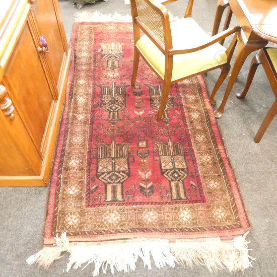 HAND KNOTTED PERSIAN TRIBAL RUG 1100 X 2200 MM