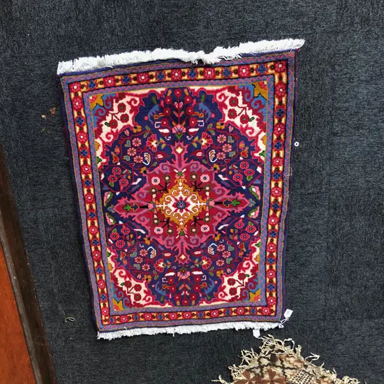 (259G) PERSIAN H/KNOTTED SAROUGH RUG 960 x 730 mm