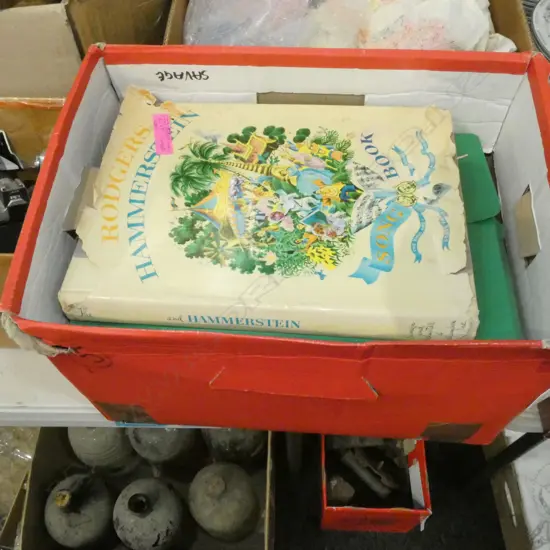 BOX LOT ASST. VINTAGE SHEET MUSIC 