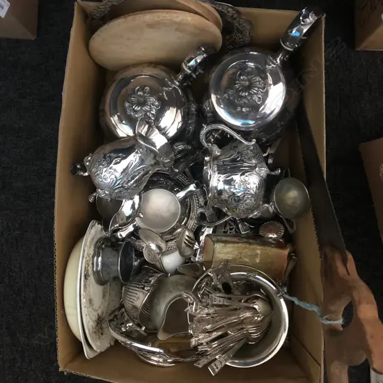 BOX LOT ASST EPNS ETC