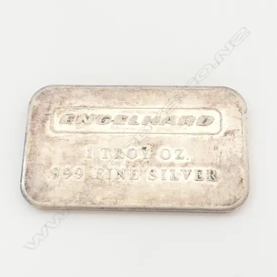 1oz PURE SILVER BAR ENGLEHARD