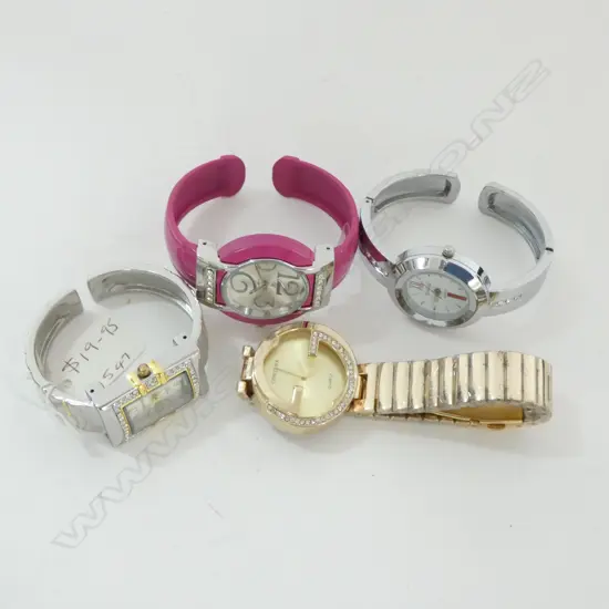 4 NEW QUARTZ WATCHES (BATTERIES NOT YET ACTIVATED)