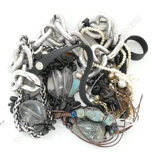 BAG ASSORTED COSTUME NECKLACES