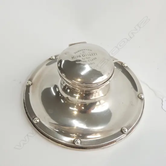 STG SILVER INKWELL B 1918 D 140 MM 175 GRAMS