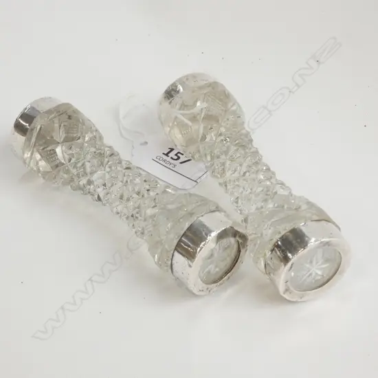 STG SILVER AND CUT CRYSTAL KNIFE RESRT B 1901