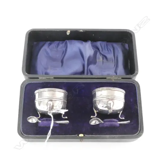 PR STG SILVER SALTS B'HAM 1919 CASED
