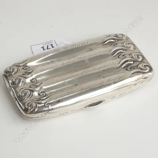 STG SILVER CIGAR CASE 125 GRAMS