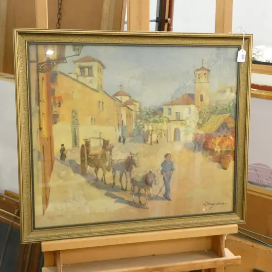 W. DOGYEWAARD 'GRANADA' PRINT 485 X 580MM