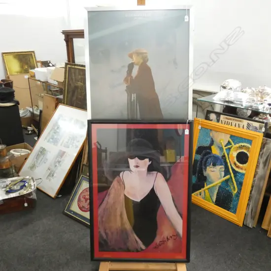 2 POSTERS; 'LONELY PASSION OF JUDITH HEARNE' + BARDI IVORY WOMAN 905 X 605MM 