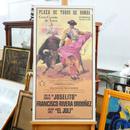 BULLFIGHTER PRINT 1015 X 540MM