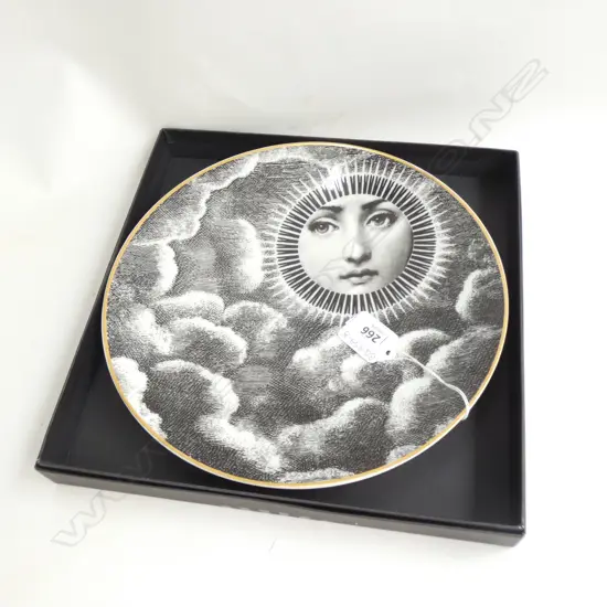 FORNASETTI PLATE IN BOX -  SUN FACE