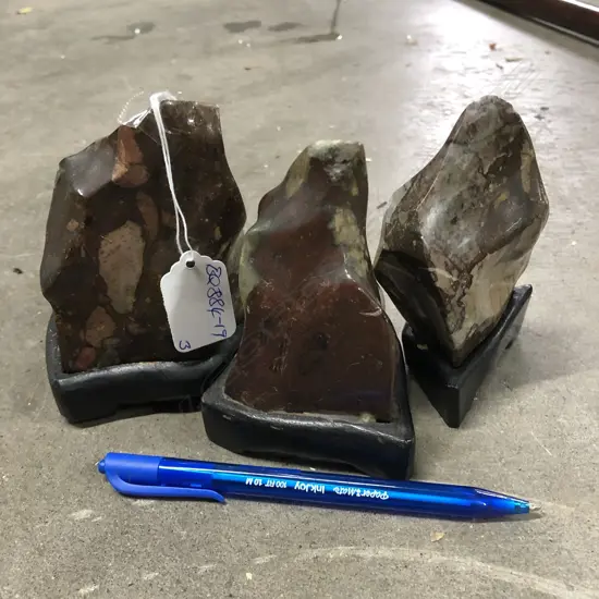 3 ORIENTAL SMALL SCHOLARS ROCKS