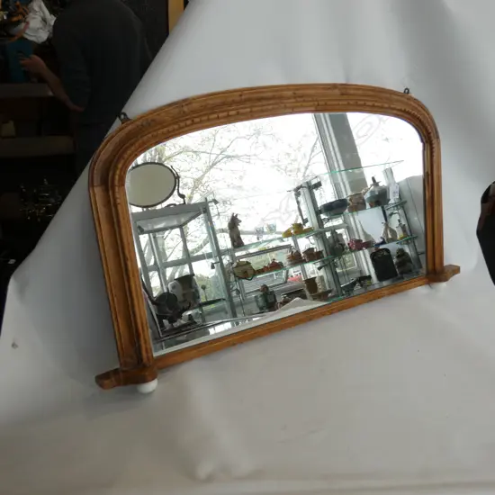 VICTORIAN MANLE MIRROR