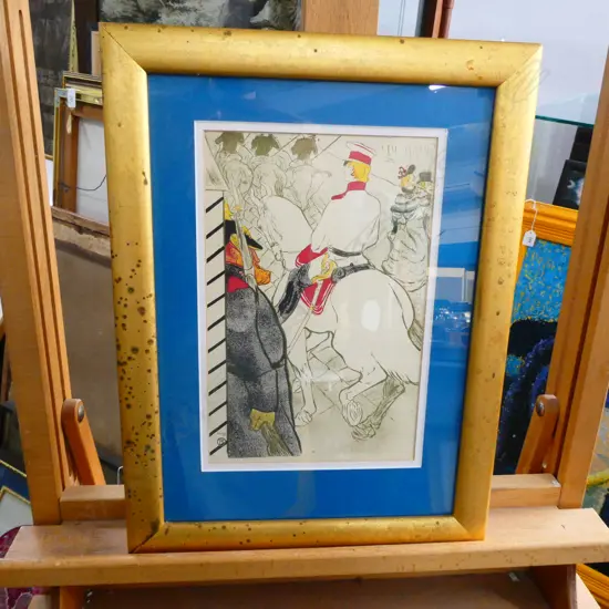 TOULOUSE LAUTREC ANDRE SAURET MOULOT FRERES WORKSHOP LITHOGRAPH LTD. ED. PARIS 1950 275 X 180MM