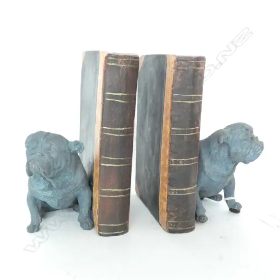 PR BULLDOG BOOKENDS H. 170MM RESIN