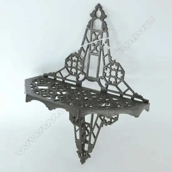 FOLDING CAST IRON WALL SHELF H. 295MM
