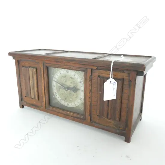 ENGLISH OAK MANTLE CLOCK L. 305MM