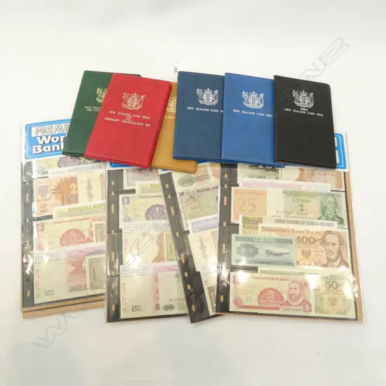 SET COLLECTORS COINS & NOTES 