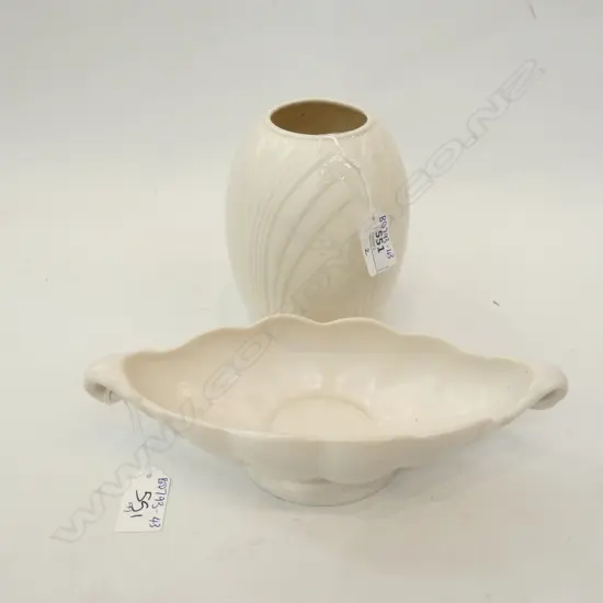 SPODE VELAMOOR VASE H150MM & 1 OTHER