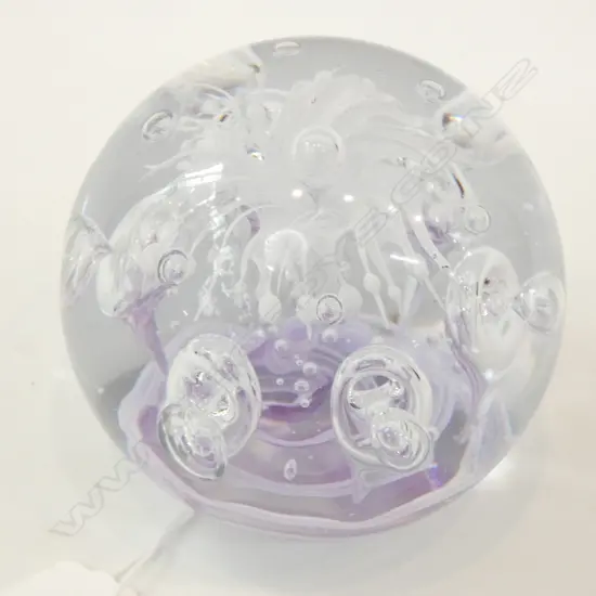 GLASS PAPERWEIGHT