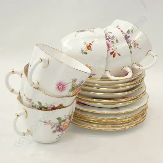 ROYAL CROWN DERBY - DERBY POSIES 6 TRIOS 