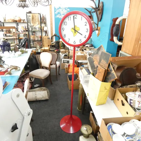 MICHELIN MAN FLOOR CLOCK H1750MM