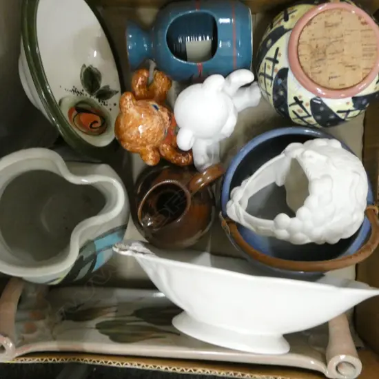 BOX LOT ASST. CERAMICS 