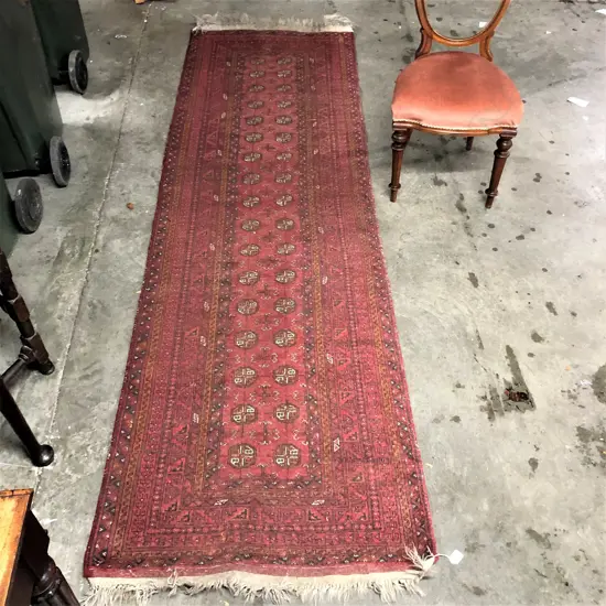 AFGHAN BALUCHI HANDKNOTTED RUNNER RUG 3000X880mm ALL WOOL