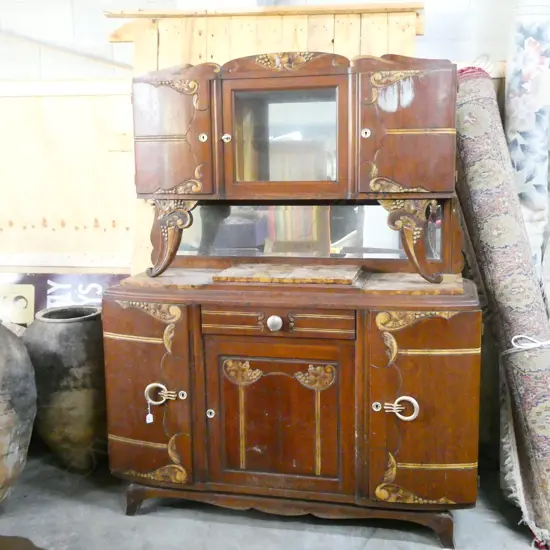 ORIENTAL BUFFET MARBLE TOP 