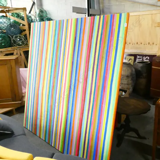 LARGE ABSTRACT OIL ON CANVAS - 1700 X 1700  MM