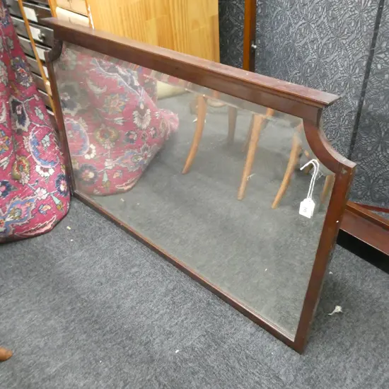 EARLY 20THC FRAMED MIRROR OFF A DRESSING TABLE