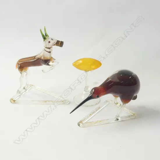 SET SPRINGBOK TOUR NOVELTY DECANTERS C1960S 