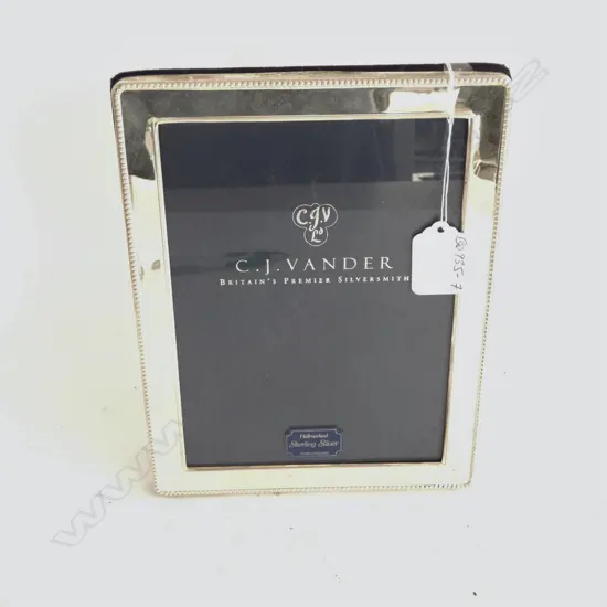 MODERN SILVER PHOTO FRAME 215 X 160mm C.J.VANDER