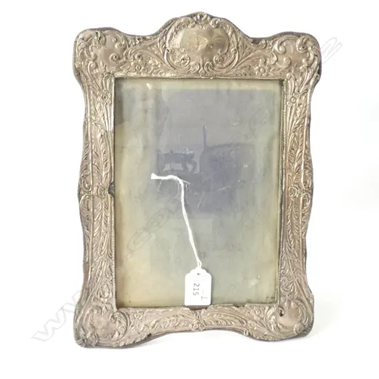 LARGE STG SILVER PHOTO FRAME B 1910 L 290 MM A/F