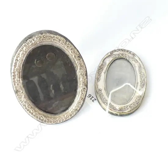 2 STG SILVER PHOTO FRAMES B 1905 + CHESTER 1910