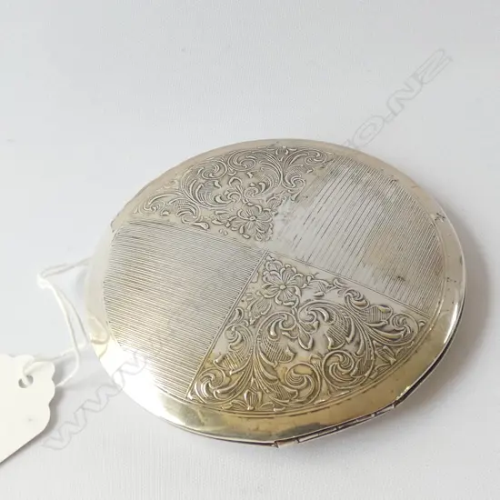 STG SILVER COMPACT MARKED BIRKS USA 1943